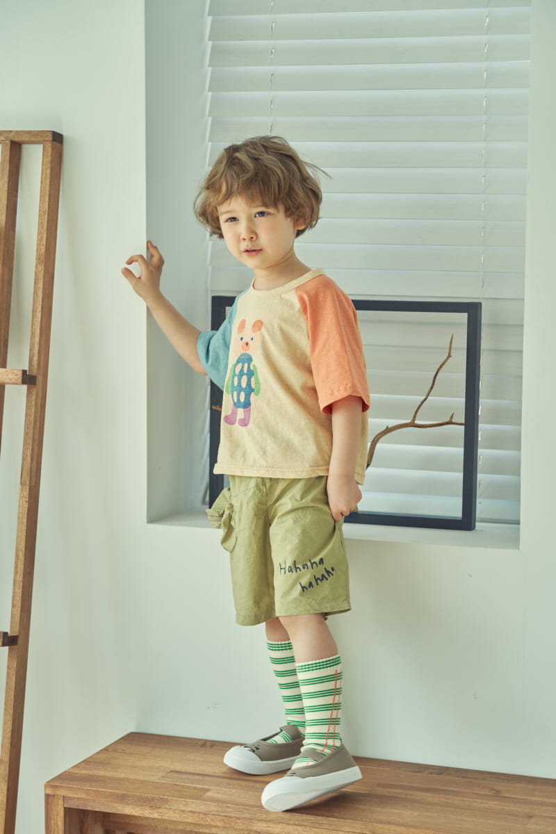 MIMICO - Korean Children Fashion - #Kfashion4kids - Circle Bear Tee - 10