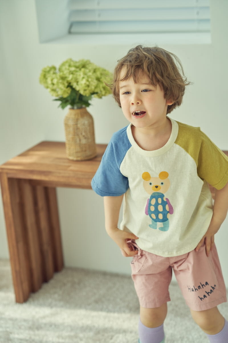 MIMICO - Korean Children Fashion - #Kfashion4kids - Circle Bear Tee - 4