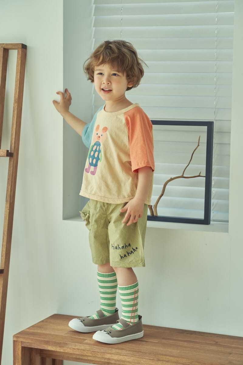 MIMICO - Korean Children Fashion - #Kfashion4kids - Circle Bear Tee - 6