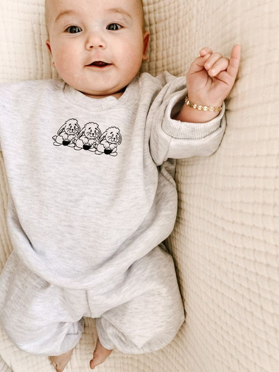 MINI BONGBONG - Korean Children Fashion - #Kfashion4kids - Bunny Sweatshirt