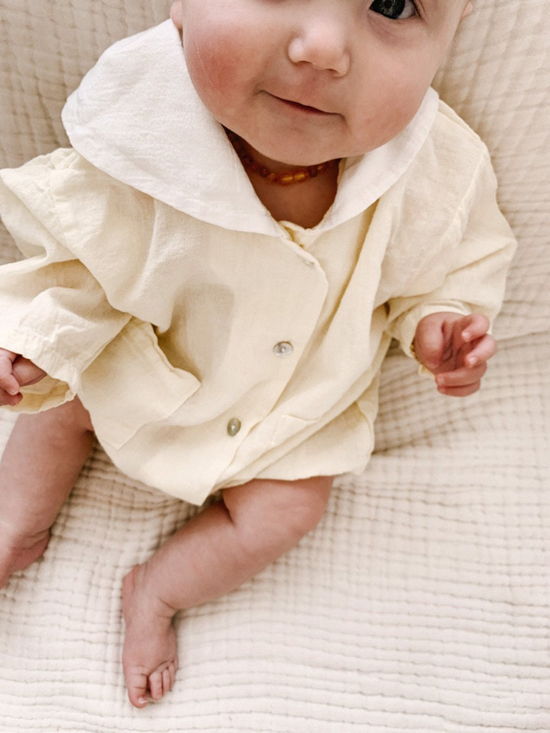 MINI BONGBONG - Korean Children Fashion - #Kfashion4kids - Linen Bodysuit - 3