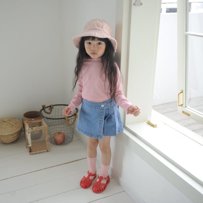 MOMO ANN - Korean Children Fashion - #Kfashion4kids - Wrap Wrinkle Skirt - 3