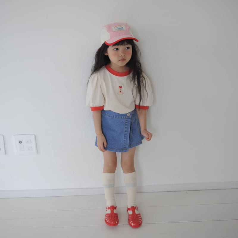 MOMO ANN - Korean Children Fashion - #Kfashion4kids - Wrap Wrinkle Skirt - 4