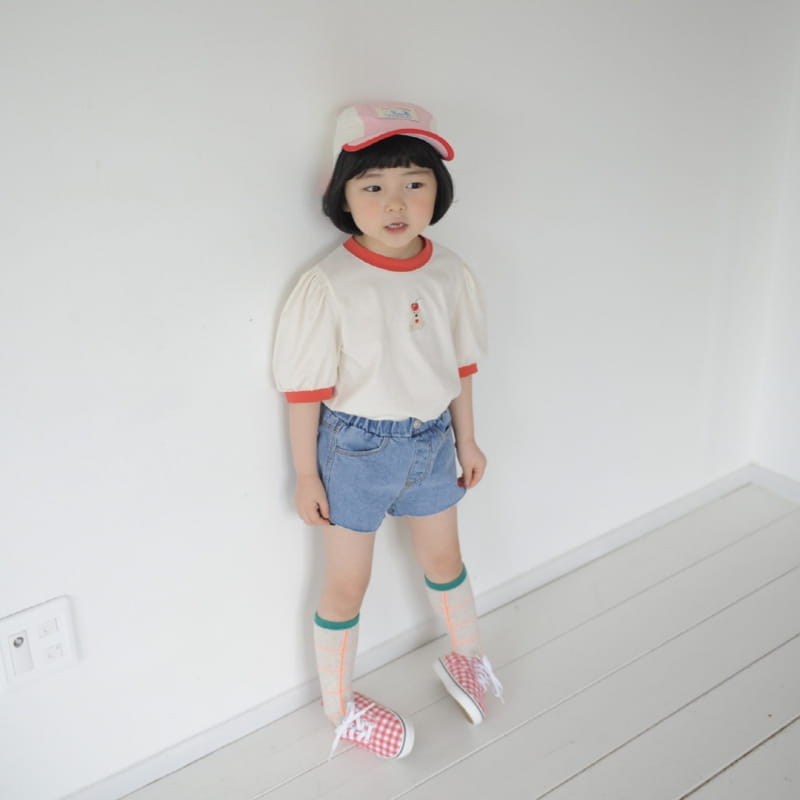 MOMO ANN - Korean Children Fashion - #Kfashion4kids - Cherry Bear Tee