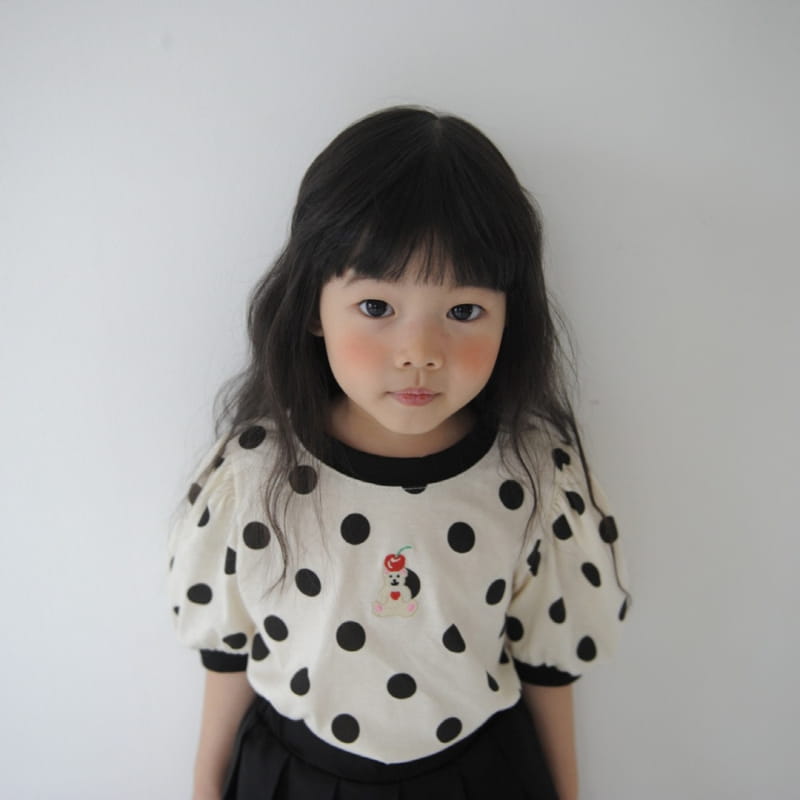 MOMO ANN - Korean Children Fashion - #Kfashion4kids - Cherry Bear Tee - 9