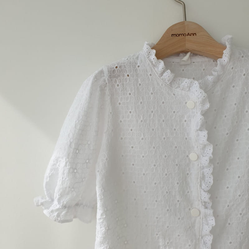 MOMO ANN - Korean Children Fashion - #Kfashion4kids - Odette Frill Blouse - 11