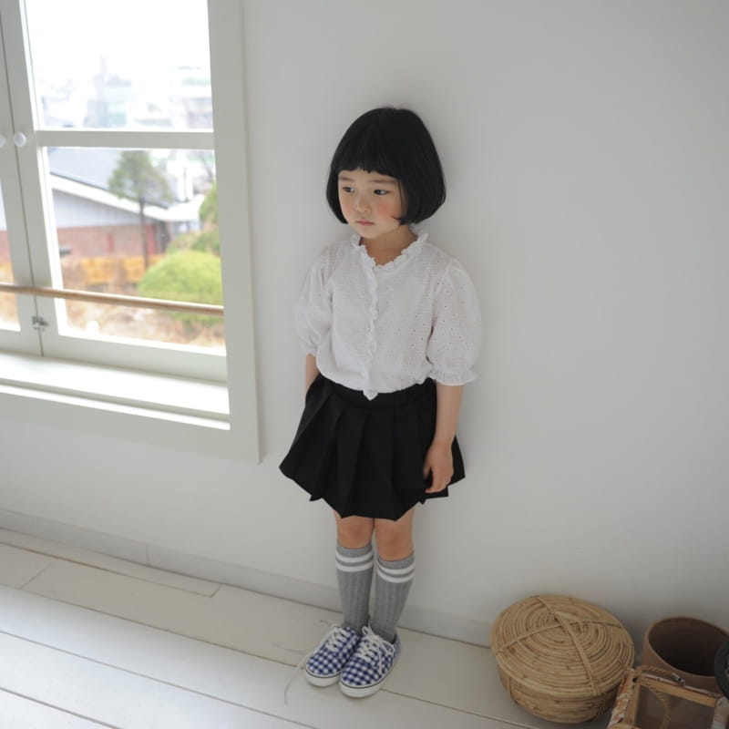 MOMO ANN - Korean Children Fashion - #Kfashion4kids - Odette Frill Blouse - 8