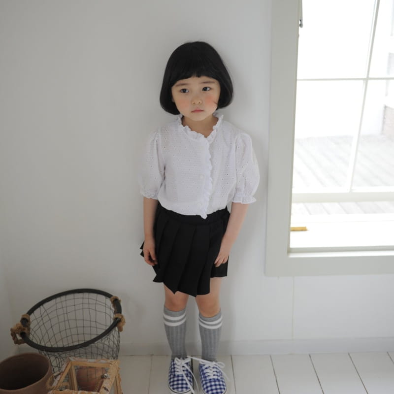 MOMO ANN - Korean Children Fashion - #Kfashion4kids - Odette Frill Blouse - 9