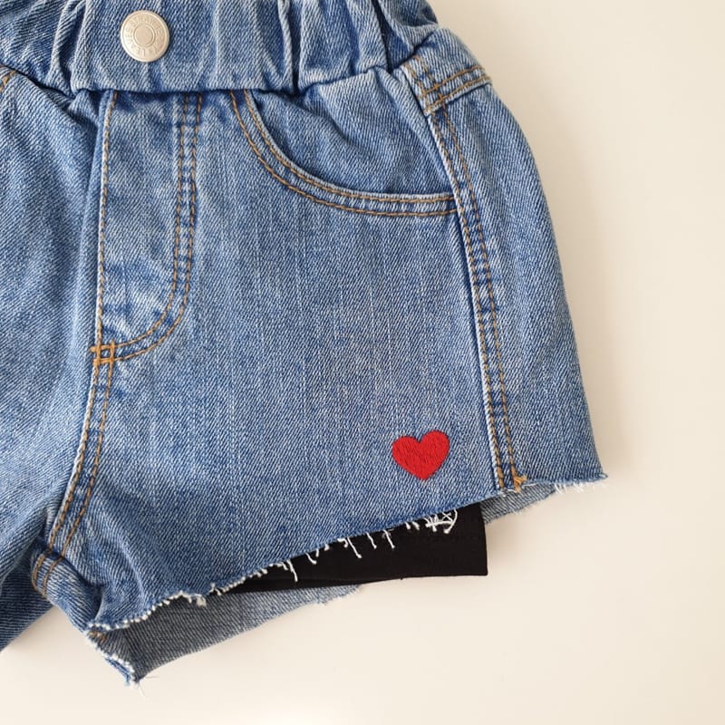 MOMO ANN - Korean Children Fashion - #Kfashion4kids - Heart Shorts - 10