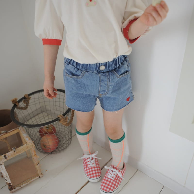 MOMO ANN - Korean Children Fashion - #Kfashion4kids - Heart Shorts - 11