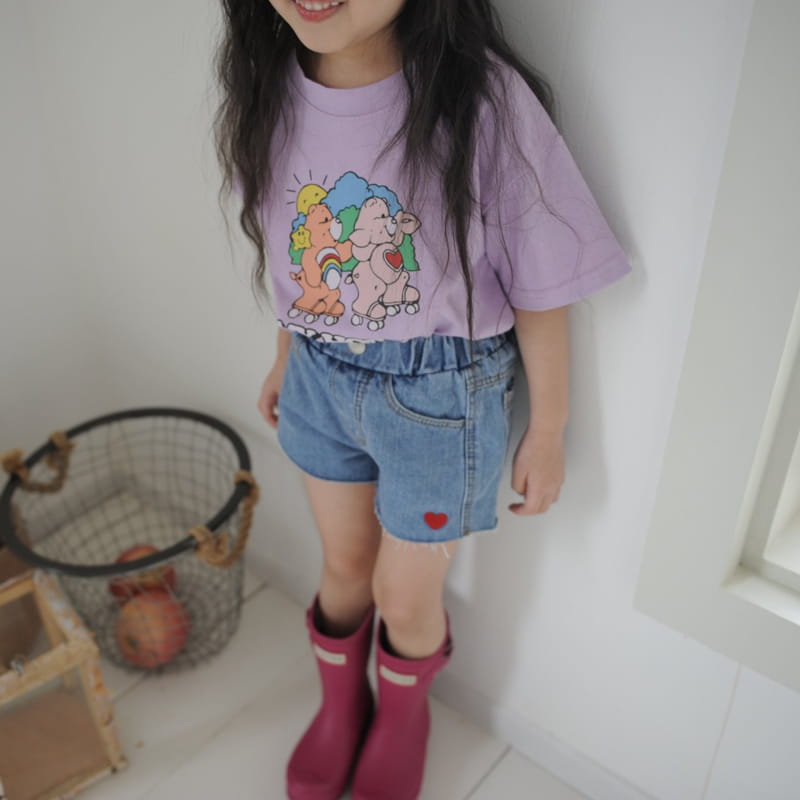 MOMO ANN - Korean Children Fashion - #Kfashion4kids - Heart Shorts - 3