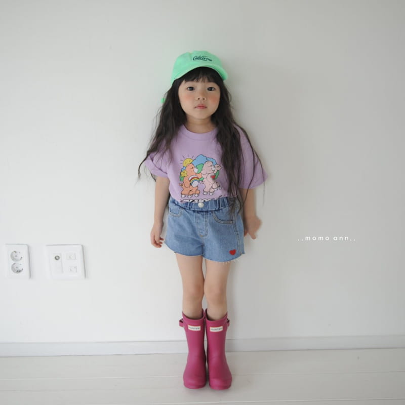 MOMO ANN - Korean Children Fashion - #Kfashion4kids - Heart Shorts - 5