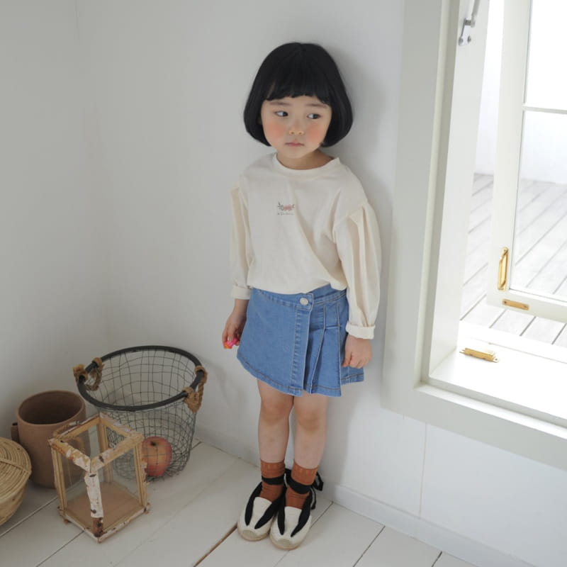 MOMO ANN - Korean Children Fashion - #Kfashion4kids - Chloe Puff Tee - 4