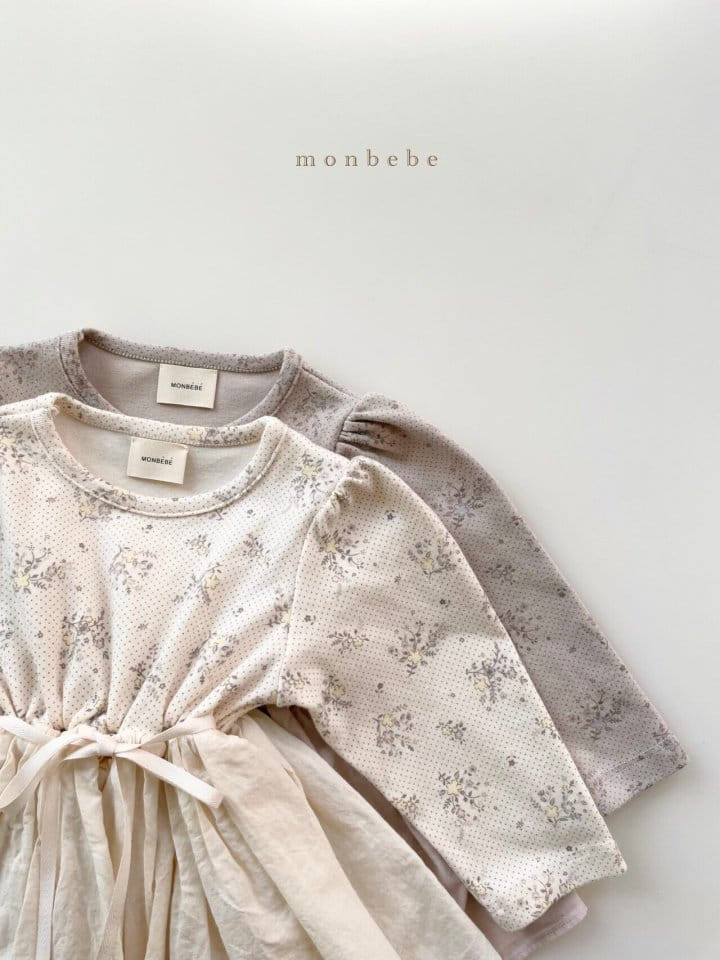MONBEBE - Korean Children Fashion - #Kfashion4kids - Painting Frill Bodysuit - 2