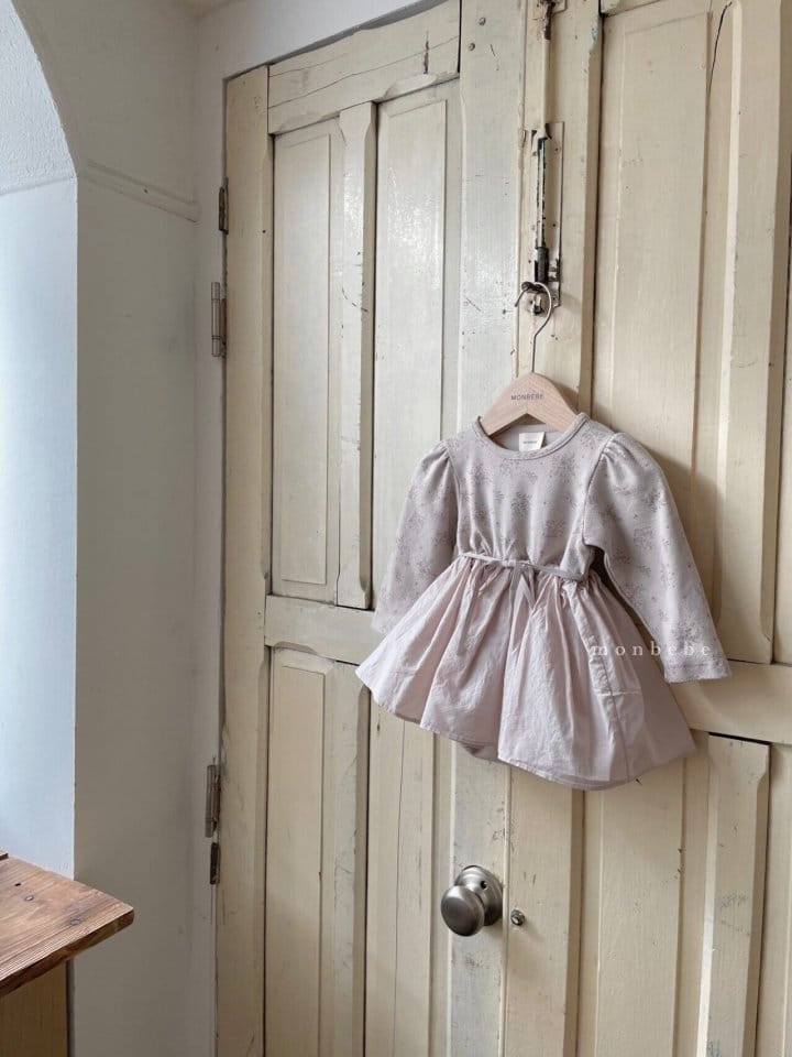 MONBEBE - Korean Children Fashion - #Kfashion4kids - Painting Frill Bodysuit - 5