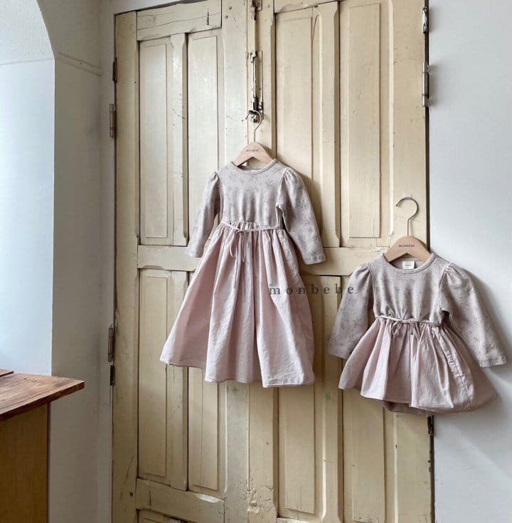 MONBEBE - Korean Children Fashion - #Kfashion4kids - Painting Frill One-piece - 12