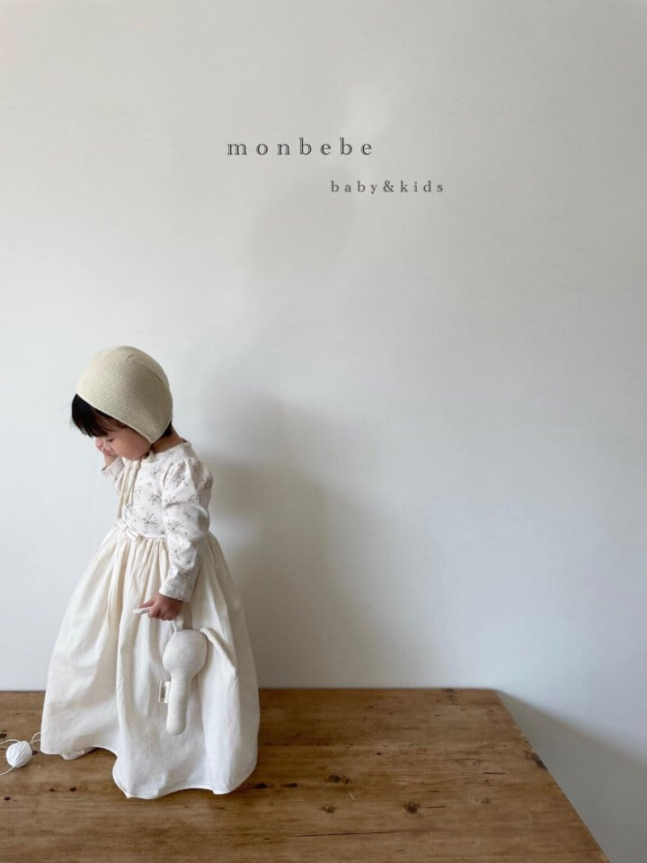MONBEBE - Korean Children Fashion - #Kfashion4kids - Painting Frill One-piece - 2