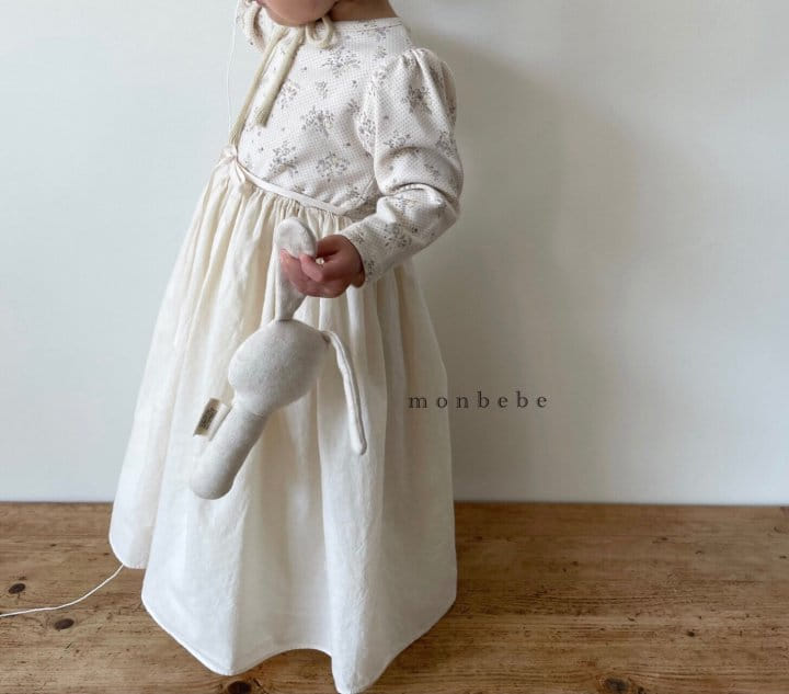 MONBEBE - Korean Children Fashion - #Kfashion4kids - Painting Frill One-piece - 4