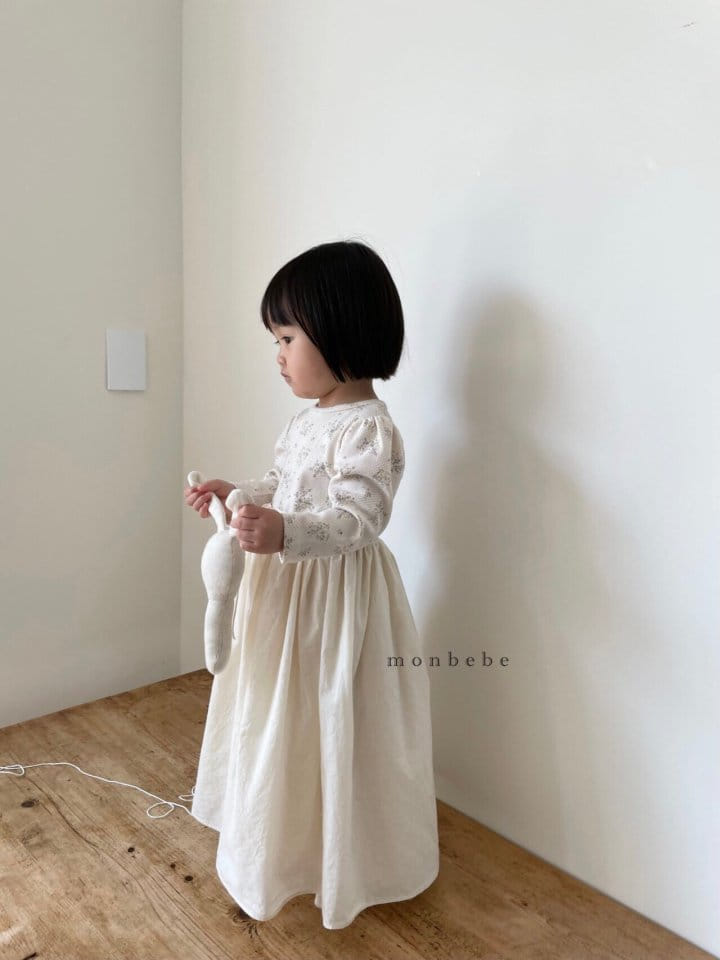 MONBEBE - Korean Children Fashion - #Kfashion4kids - Painting Frill One-piece - 8