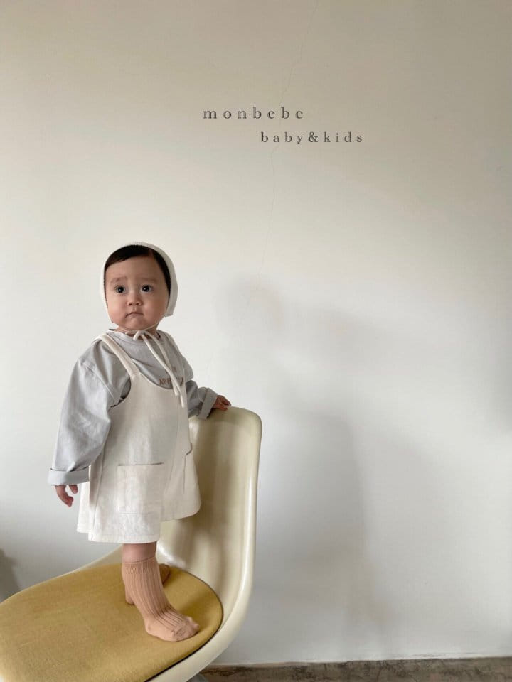 MONBEBE - Korean Children Fashion - #Kfashion4kids - Joel Dungarees Pants - 3