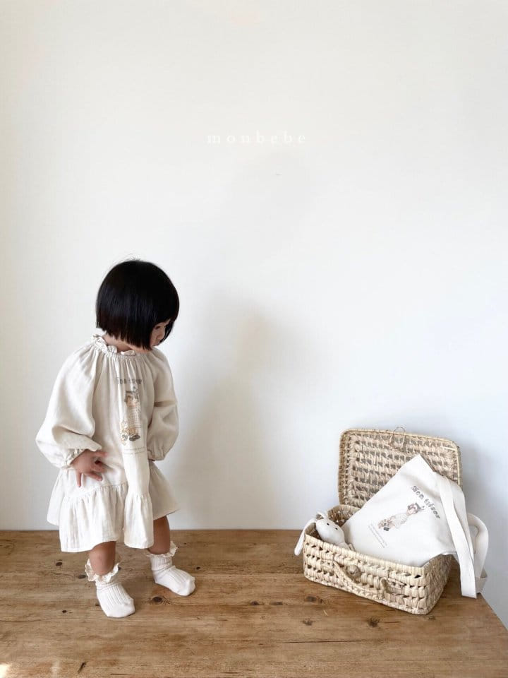 MONBEBE - Korean Children Fashion - #Kfashion4kids - Mon Treasure One-piece - 2