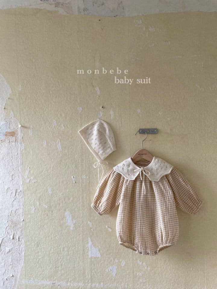 MONBEBE - Korean Children Fashion - #Kfashion4kids - Check Bodysuit - 10