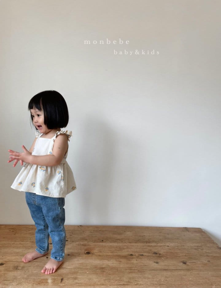 MONBEBE - Korean Children Fashion - #Kfashion4kids - Span Skinny Jeans