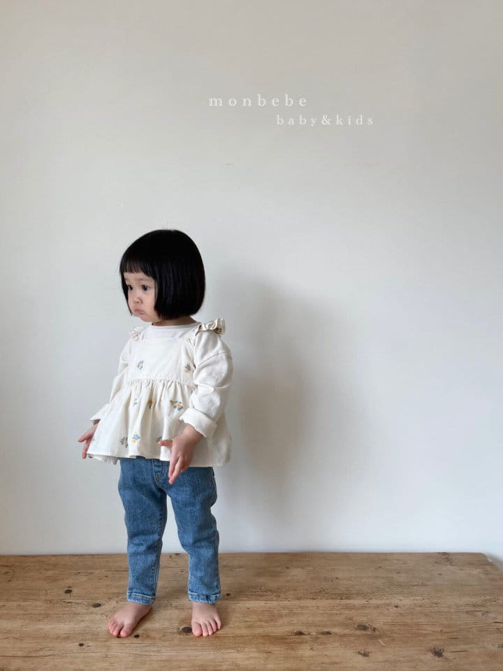 MONBEBE - Korean Children Fashion - #Kfashion4kids - Span Skinny Jeans - 2
