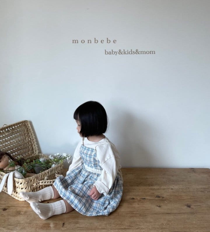 MONBEBE - Korean Children Fashion - #Kfashion4kids - Check Layered One-piece - 4