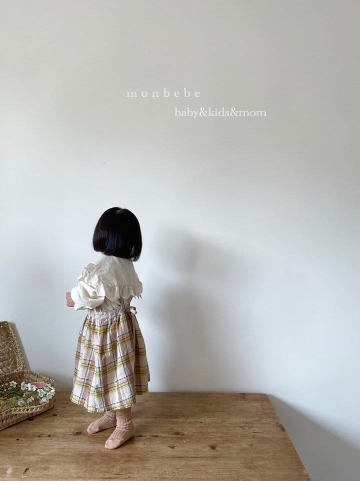 MONBEBE - Korean Children Fashion - #Kfashion4kids - Check Layered One-piece - 7