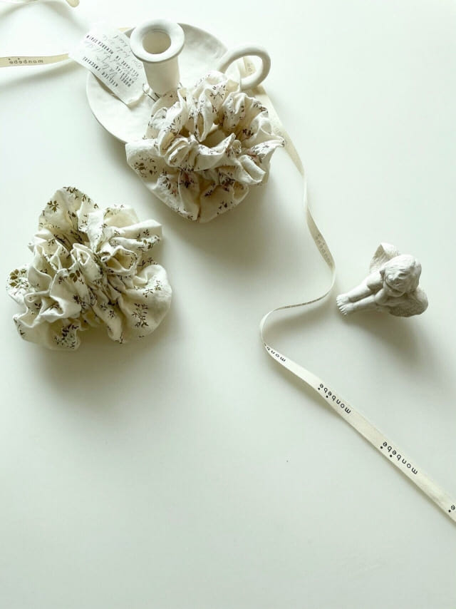 MONBEBE - Korean Children Fashion - #Kfashion4kids - Mini Rose Scrunchie - 2