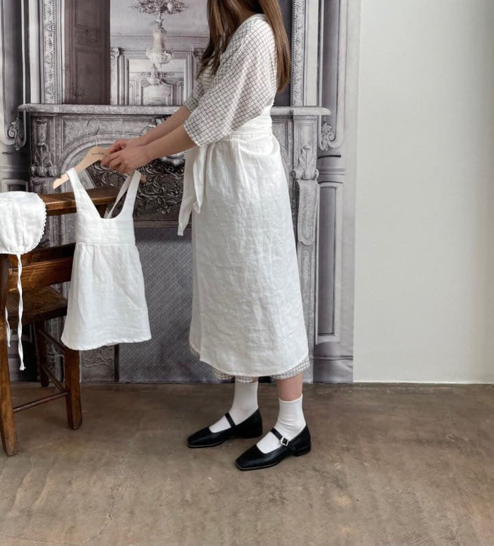 MONBEBE - Korean Children Fashion - #Kfashion4kids - Mom Linen Apron - 12