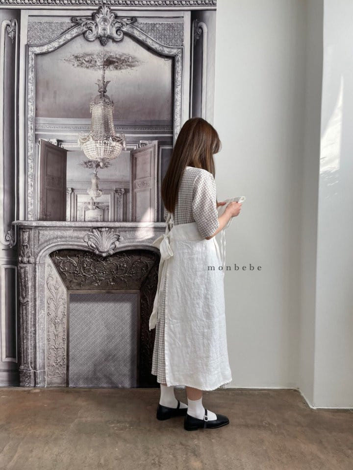 MONBEBE - Korean Children Fashion - #Kfashion4kids - Mom Linen Apron - 3
