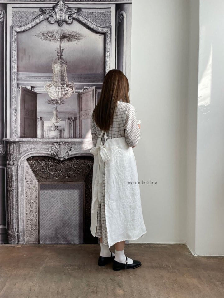 MONBEBE - Korean Children Fashion - #Kfashion4kids - Mom Linen Apron - 5