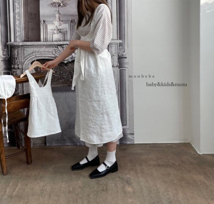 MONBEBE - Korean Children Fashion - #Kfashion4kids - Mom Linen Apron - 7