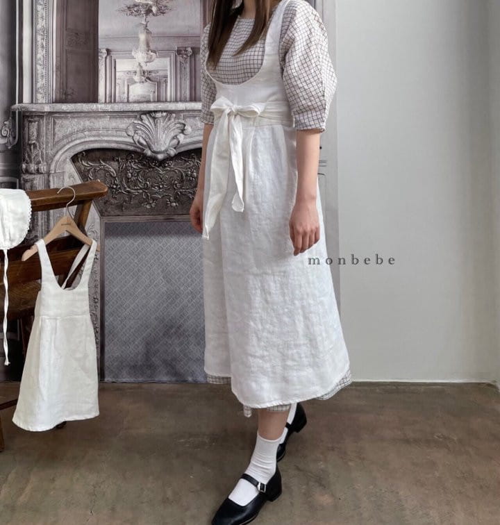 MONBEBE - Korean Children Fashion - #Kfashion4kids - Mom Linen Apron - 8