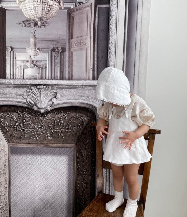 MONBEBE - Korean Children Fashion - #Kfashion4kids - Linen Apron - 4