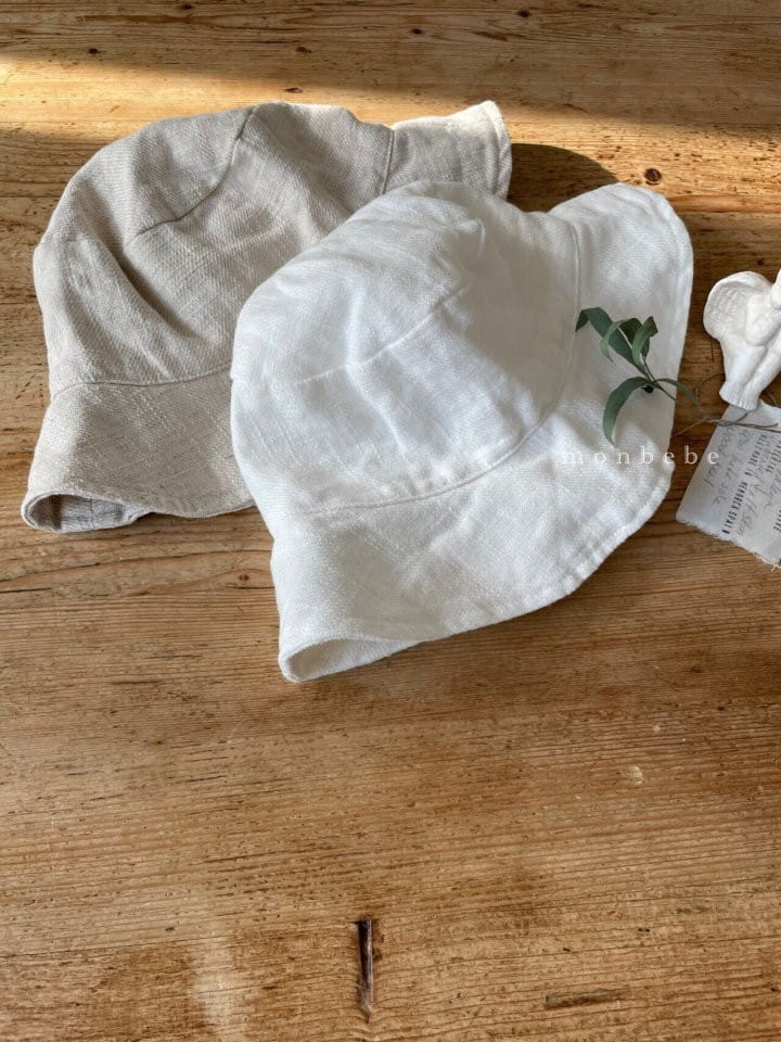 MONBEBE - Korean Children Fashion - #Kfashion4kids - Linen Bucket Hat - 2