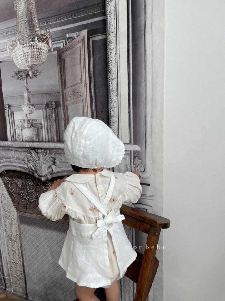 MONBEBE - Korean Children Fashion - #Kfashion4kids - Linen Bonnet - 3