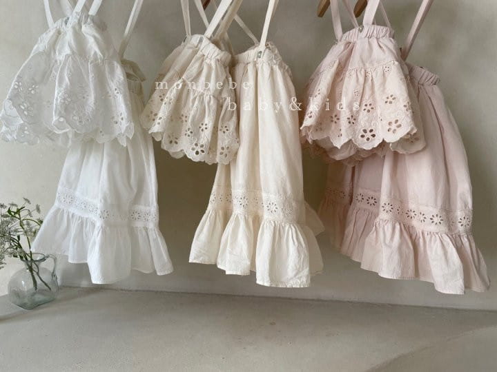 MONBEBE - Korean Children Fashion - #Kfashion4kids - Lace Cancan Bloomer - 2