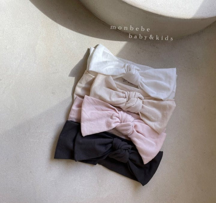MONBEBE - Korean Children Fashion - #Kfashion4kids - Cotton Span Ribbon Hairband