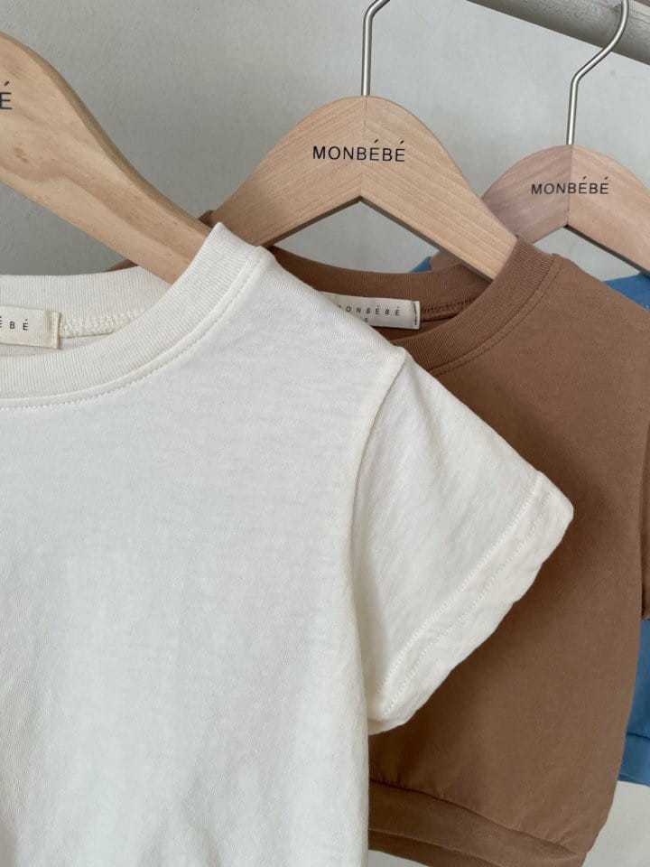 MONBEBE - Korean Children Fashion - #Kfashion4kids - Crop Short Sleeve Tee - 4