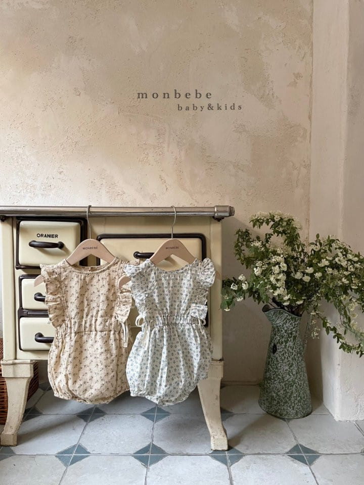 MONBEBE - Korean Children Fashion - #Kfashion4kids - Bongbong Frill Bodysuit