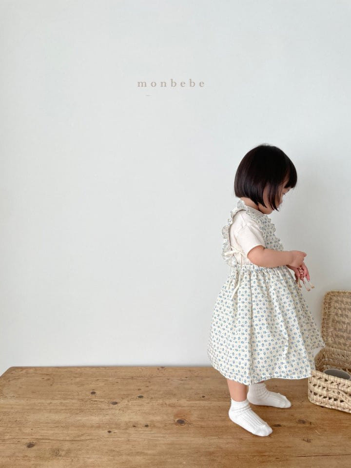 MONBEBE - Korean Children Fashion - #Kfashion4kids - Bongbong Frill One-piece - 2