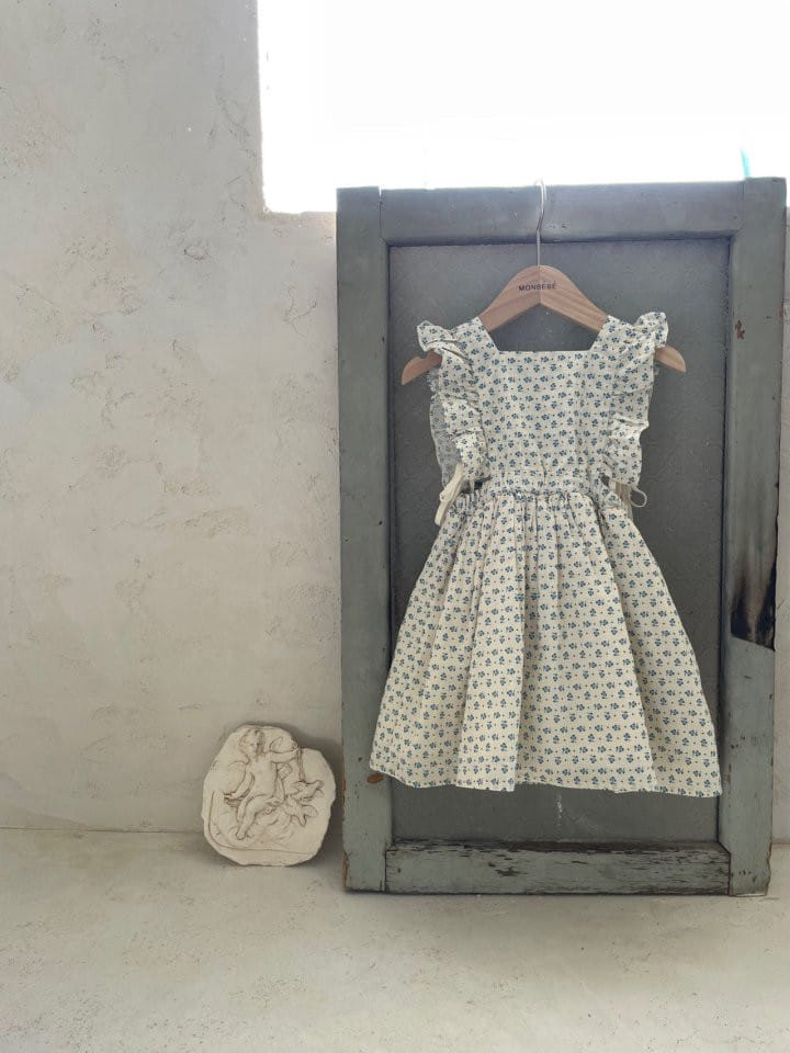 MONBEBE - Korean Children Fashion - #Kfashion4kids - Bongbong Frill One-piece - 4
