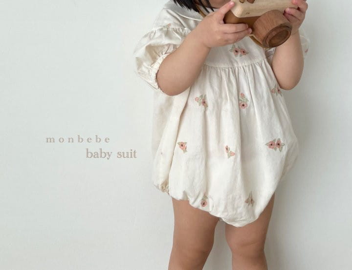MONBEBE - Korean Children Fashion - #Kfashion4kids - Rose Elder Bodysuit