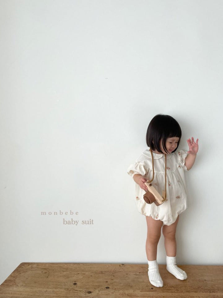 MONBEBE - Korean Children Fashion - #Kfashion4kids - Rose Elder Bodysuit - 2