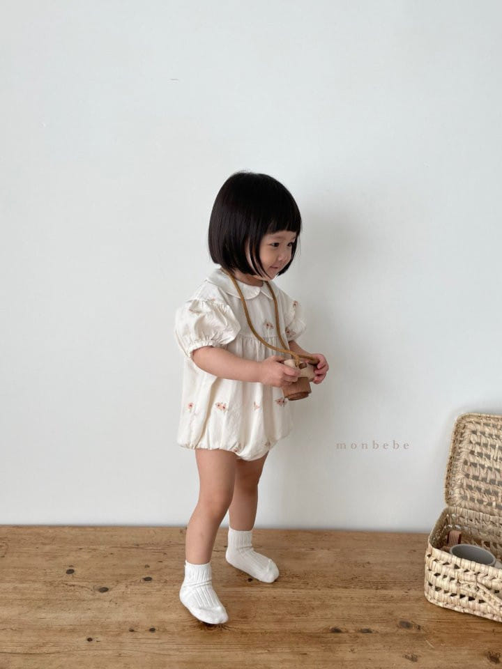 MONBEBE - Korean Children Fashion - #Kfashion4kids - Rose Elder Bodysuit - 3