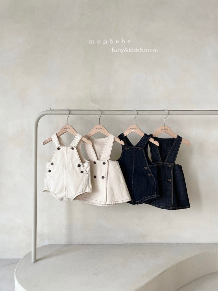 MONBEBE - Korean Children Fashion - #Kfashion4kids - Denim Dungarees Skirt - 11