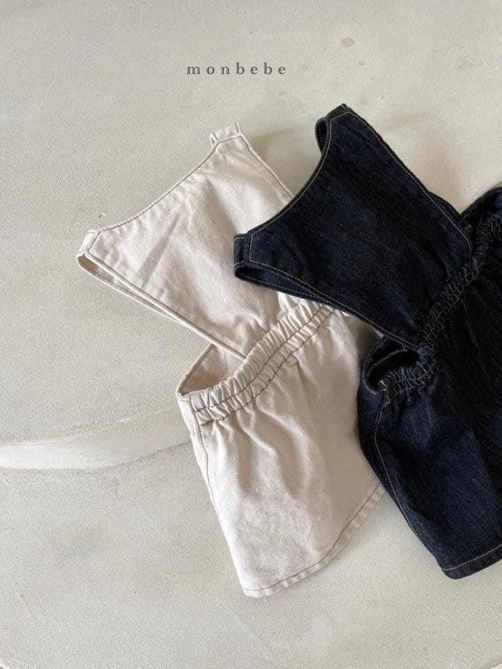 MONBEBE - Korean Children Fashion - #Kfashion4kids - Denim Dungarees Skirt - 12